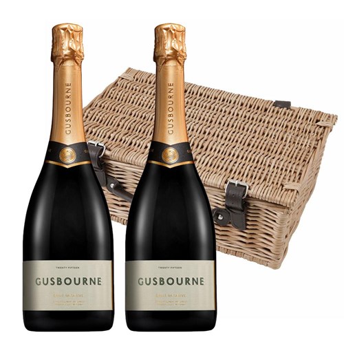 Gusbourne Brut Reserve English Sparkling 75cl Twin Hamper (2x75cl)